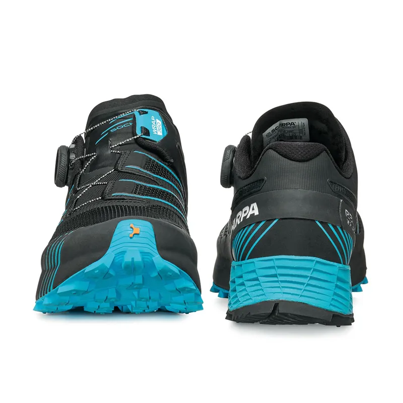Scarpa Womens Ribelle Run Kalibra ST Shoes - Black-Azure-1
